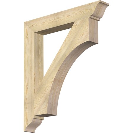 Ekena Millwork Westlake Traditional Rough Sawn Bracket, Douglas Fir, 6"W x 42"D x 48"H BKT06X42X48WTL01RDF
